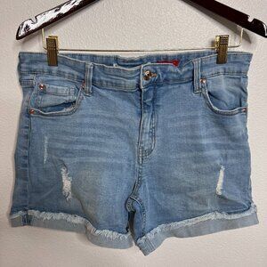 Celebrity Pink "The Sugar" Distressed Denim Shorts - Size 13/31